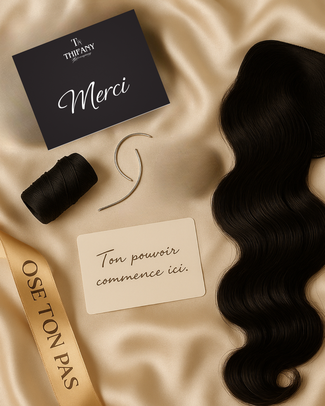 KIT DIY -  Tissage maison. Résultat pro. Pouvoir immédiat - Thifany Hair Company
