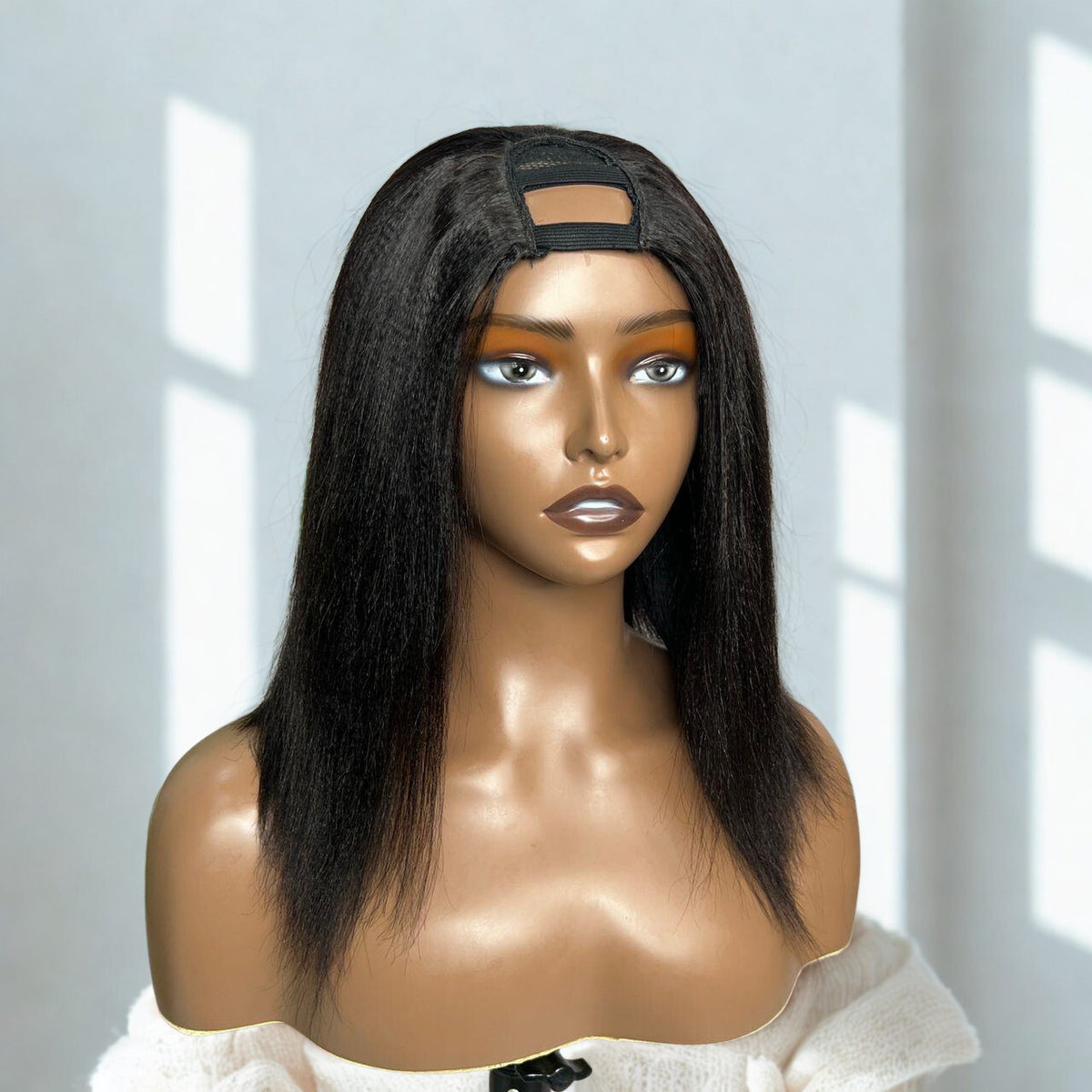 V Part Wig Yaki Straight - Thifany Hair Company