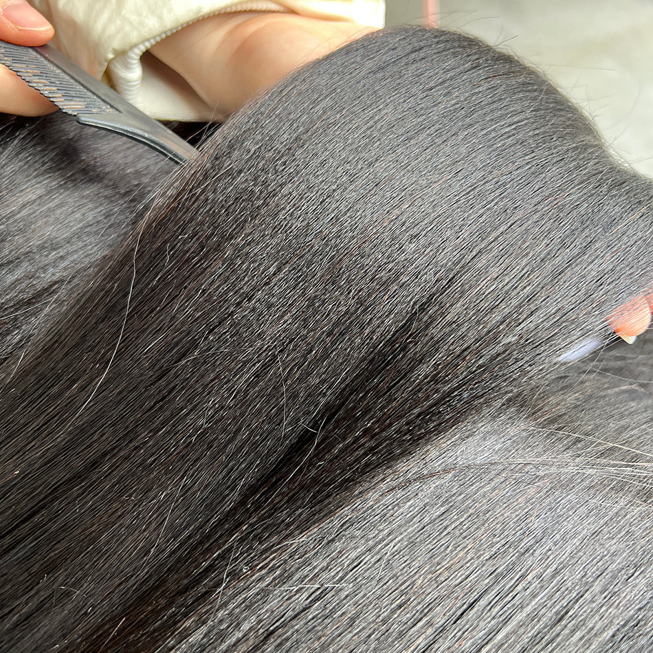 Tissage Light Yaki 100% Cheveux Naturels - Thifany Hair Company