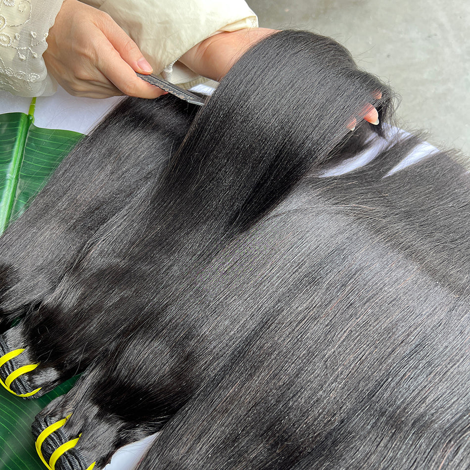 Tissage Light Yaki 100% Cheveux Naturels - Thifany Hair Company