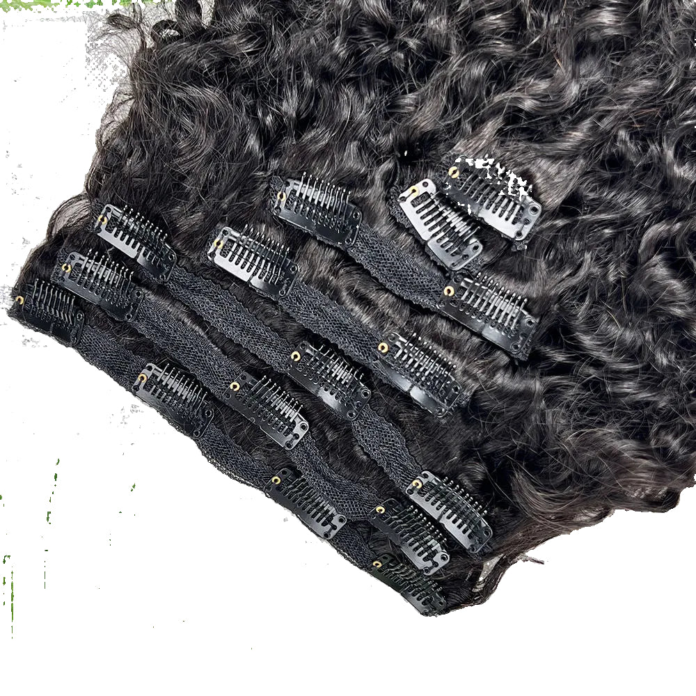 L’Indépendante – Clip In Deep Curly 18 pouces | Extensions naturelles premium - Thifany Hair Company