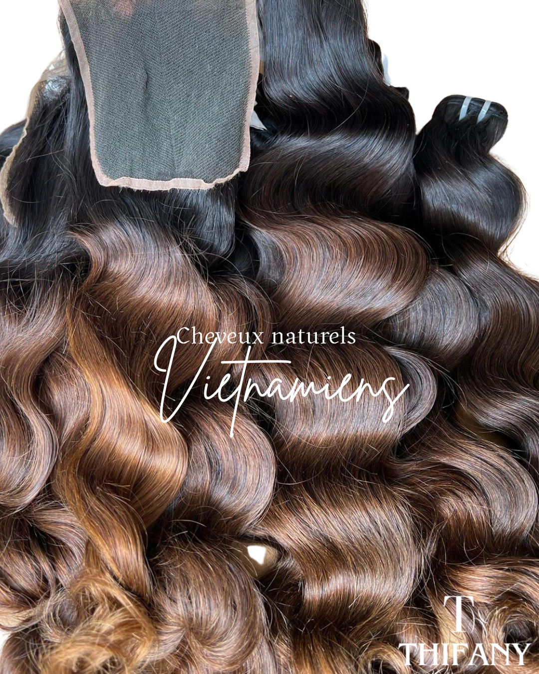 Pack Vietnamese Raw Hair Wavy – 2 Bundles + 1 Closure - Thifany Hair Company