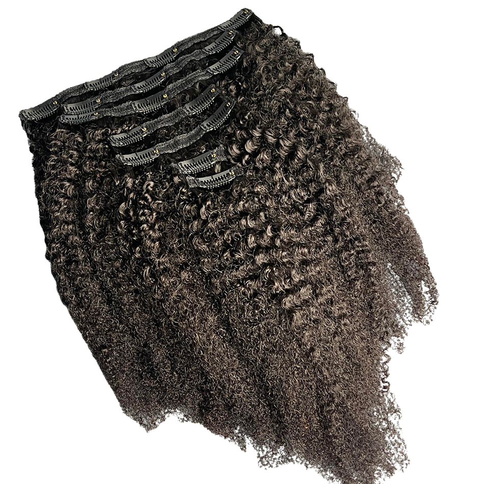 L’Indépendante – Clip In Kinky Curly 18 pouces | Extensions naturelles premium - Thifany Hair Company