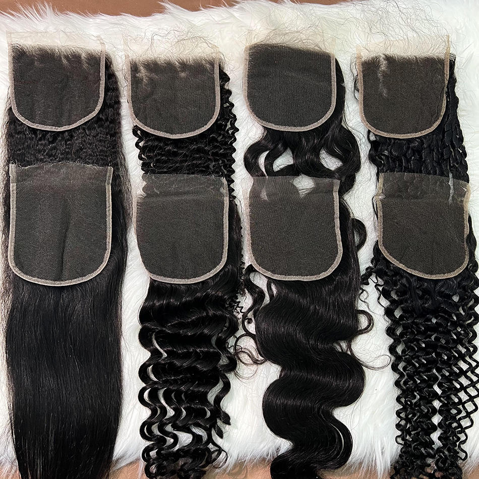 HD Lace Closure 5x5 – Cheveux humains naturels | 12 pouces & 16 pouces - Thifany Hair Company
