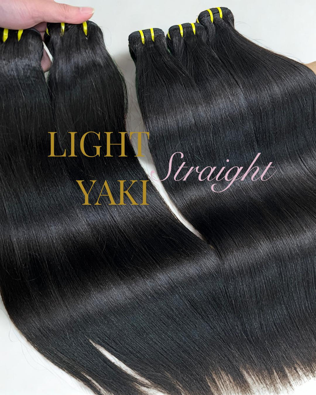 Tissage Light Yaki 100% Cheveux Naturels - Thifany Hair Company