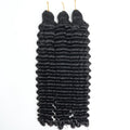 Lot de 3 Crochet Hair Cheveux vierges 10A – Deep wave - Thifany Hair Company