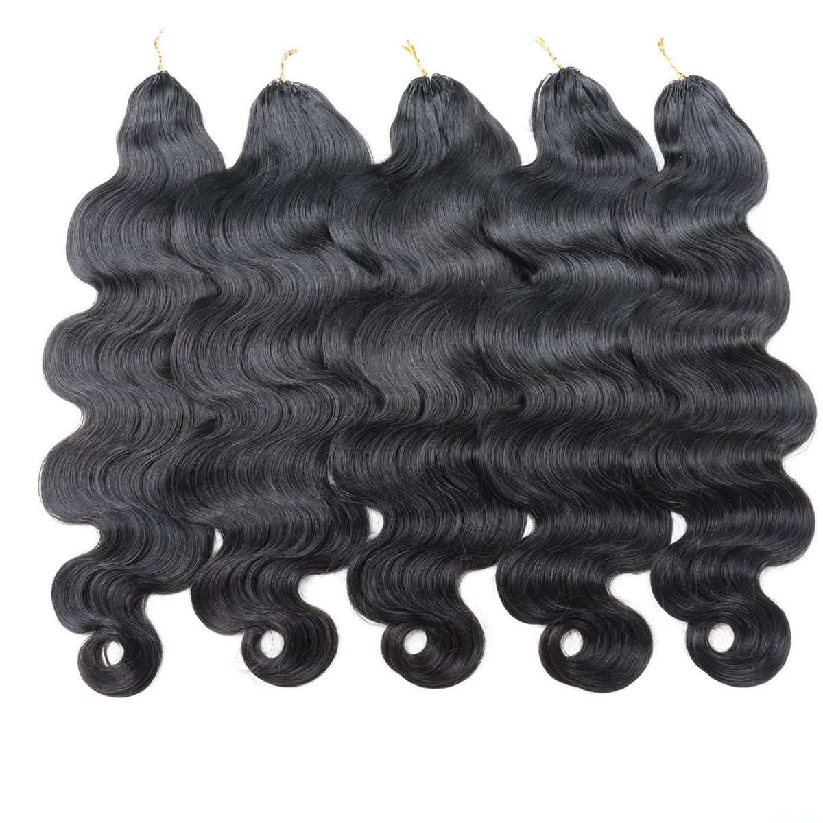Lot de 3 Crochet Hair Cheveux vierges 10A – Body wave - Thifany Hair Company