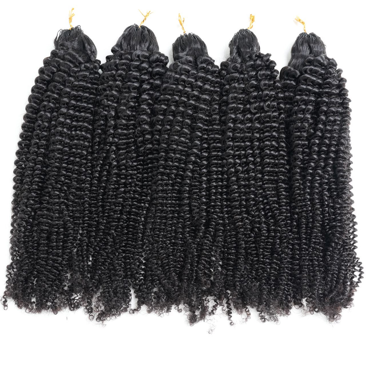 Lot de 3 Crochet Hair Cheveux vierges 10A – Kinky curly - Thifany Hair Company